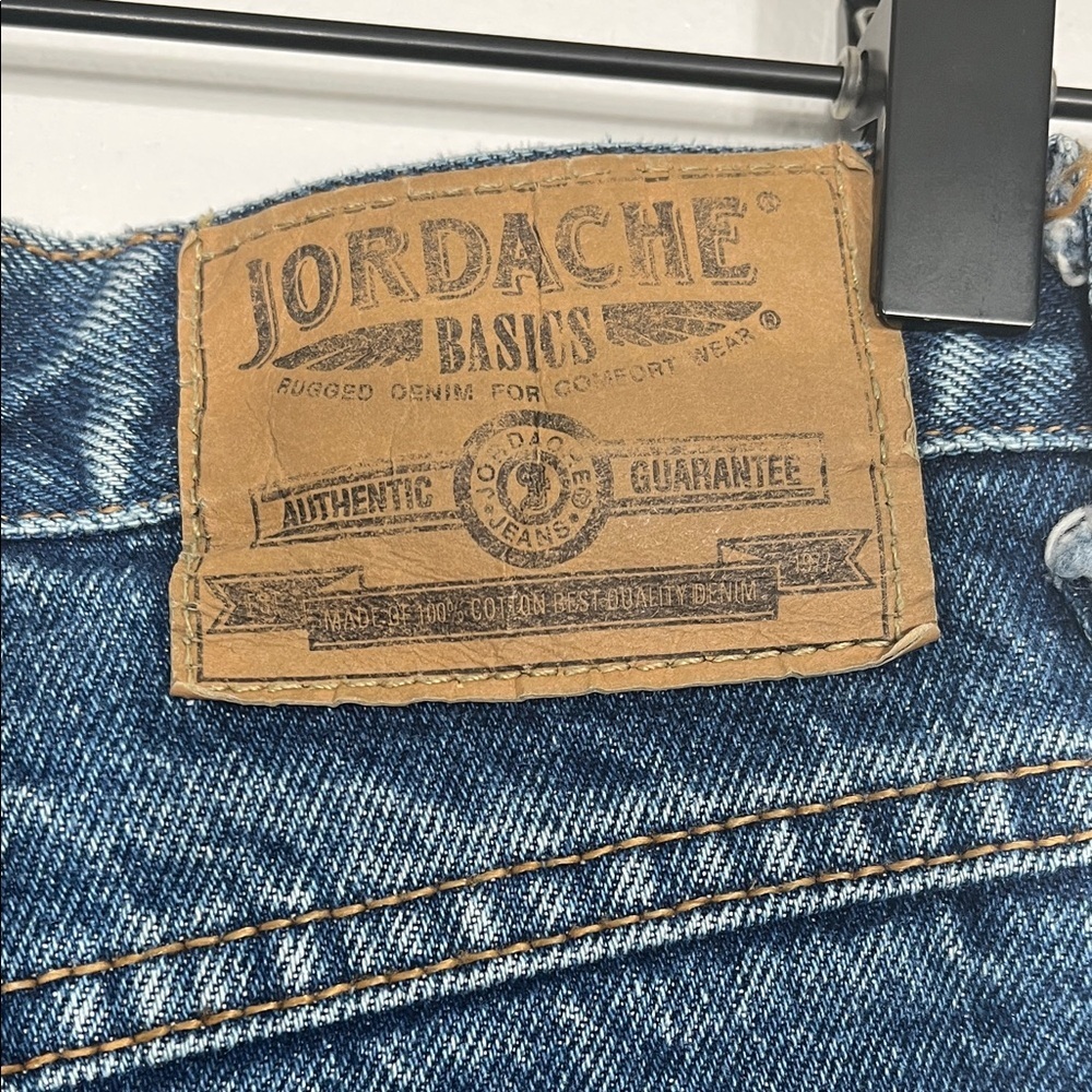 Vintage Jordache Women's Dark Blue Straight Jeans - Picture 5 of 11